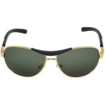 Adam Jones Glass Lens Golden Green Rectangular Polarized Sun glasses